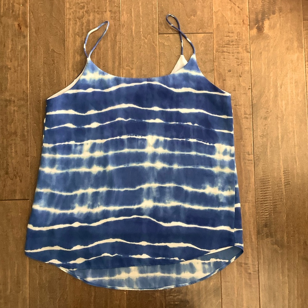 Barr lll Royal Blue and White Camisole, Size XS - Picture 3 of 4